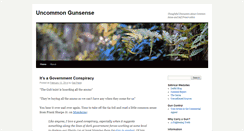Desktop Screenshot of commongunsense.net