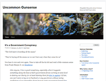 Tablet Screenshot of commongunsense.net
